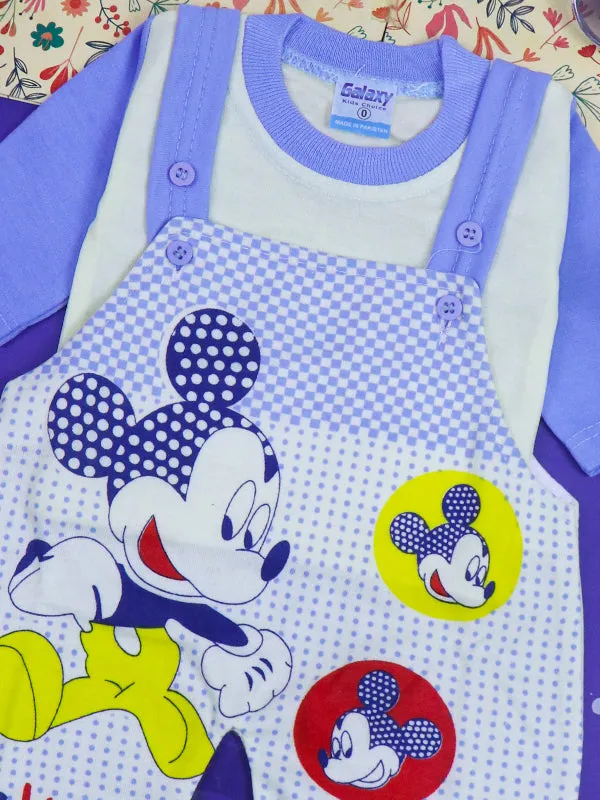 0Mth - 3Mth Mickey Blue Romper For Newborn HG NBR33