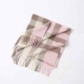 100% Australian Wool Plaid Scarf - Made in Australia