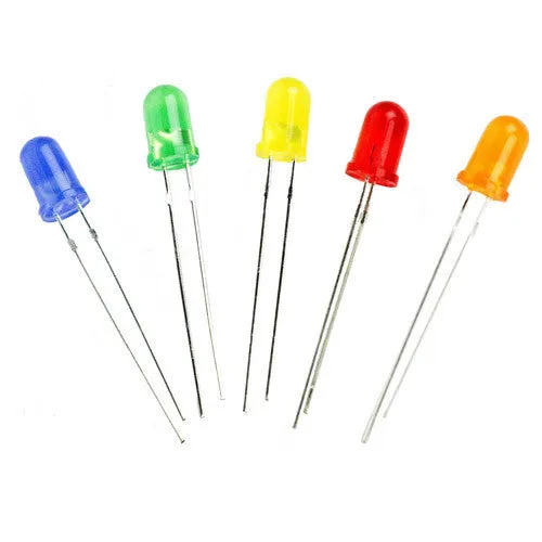 2pin 3mm DIP LED Round Top Diffused Type