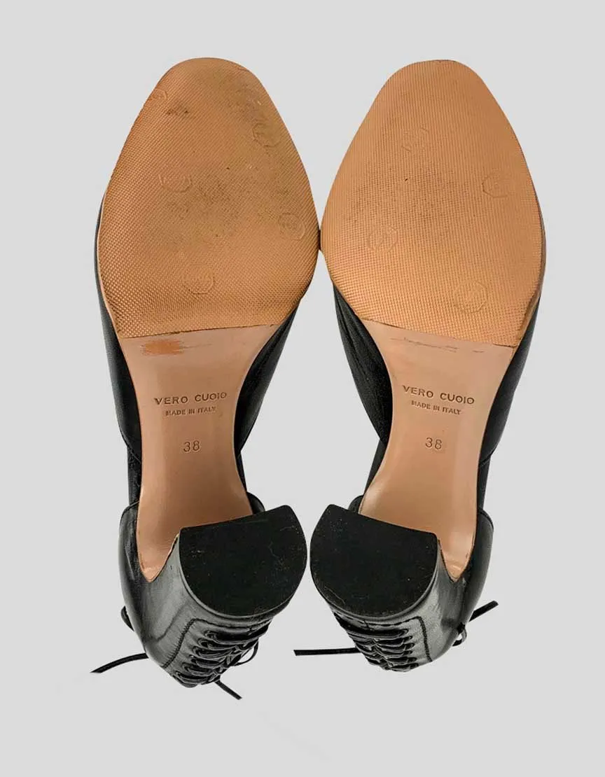 ALAIA Open Toe Heels - 38 IT | 8 US