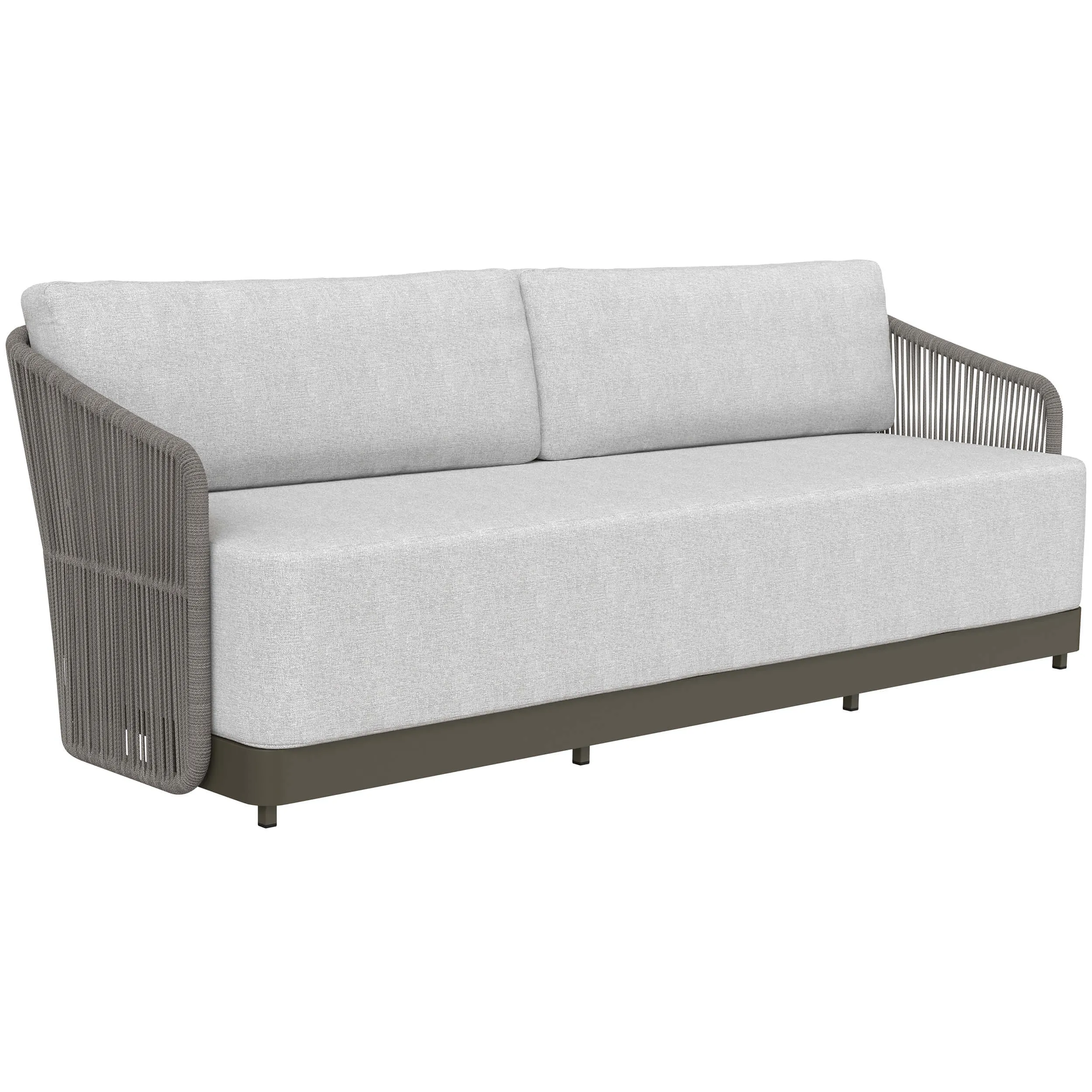 Allariz Outdoor Sofa, Gracebay Light Grey