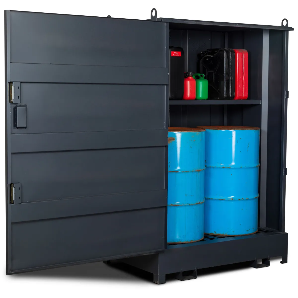 Armorgard DB2S Enclosed DrumBank for 2 Drums 1410mm x 930mm x 2205mm Secure Storage Solution