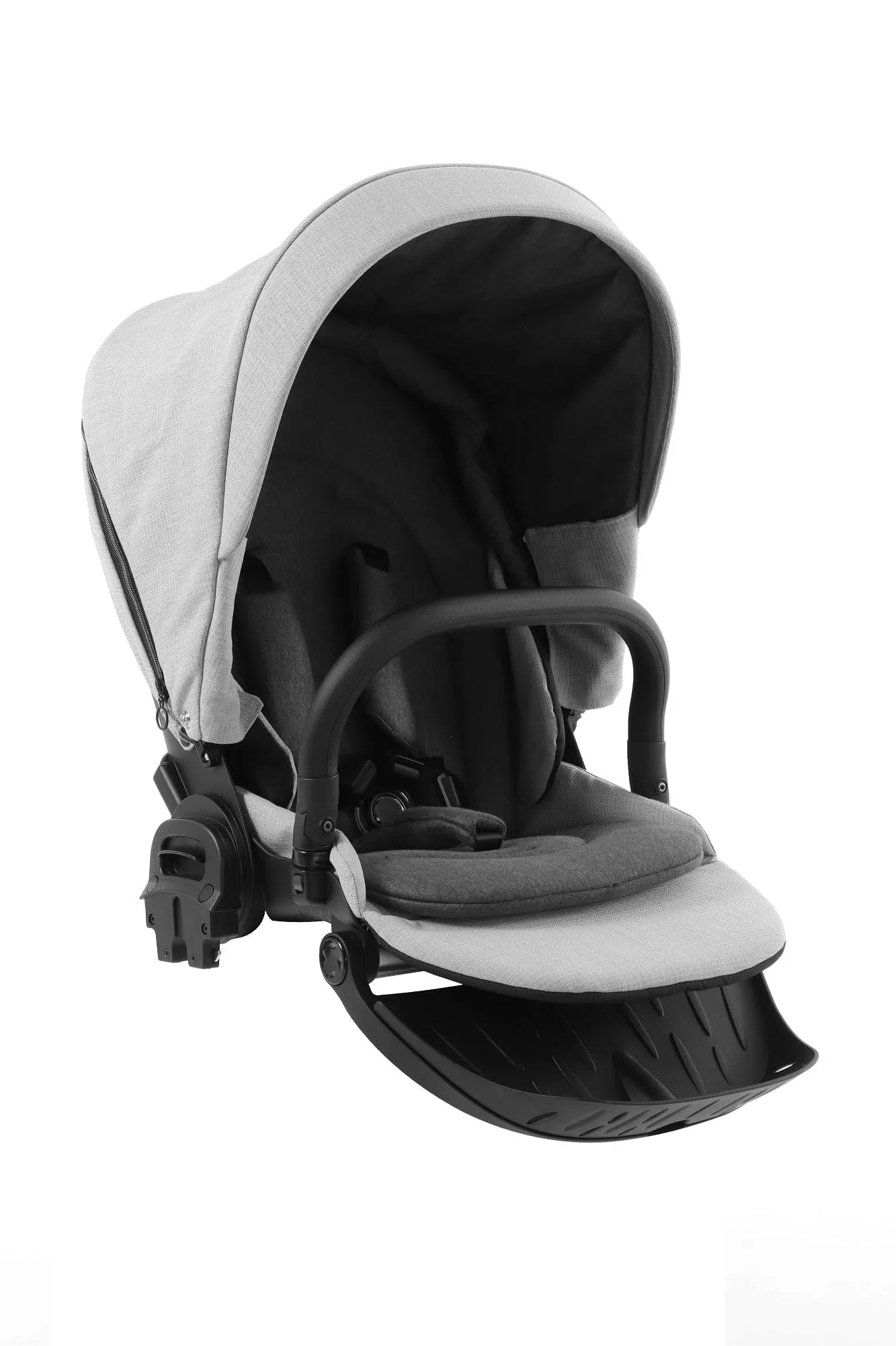 BabyStyle Prestige Vogue Pushchair - Flint / Gold Frame / Black Leather