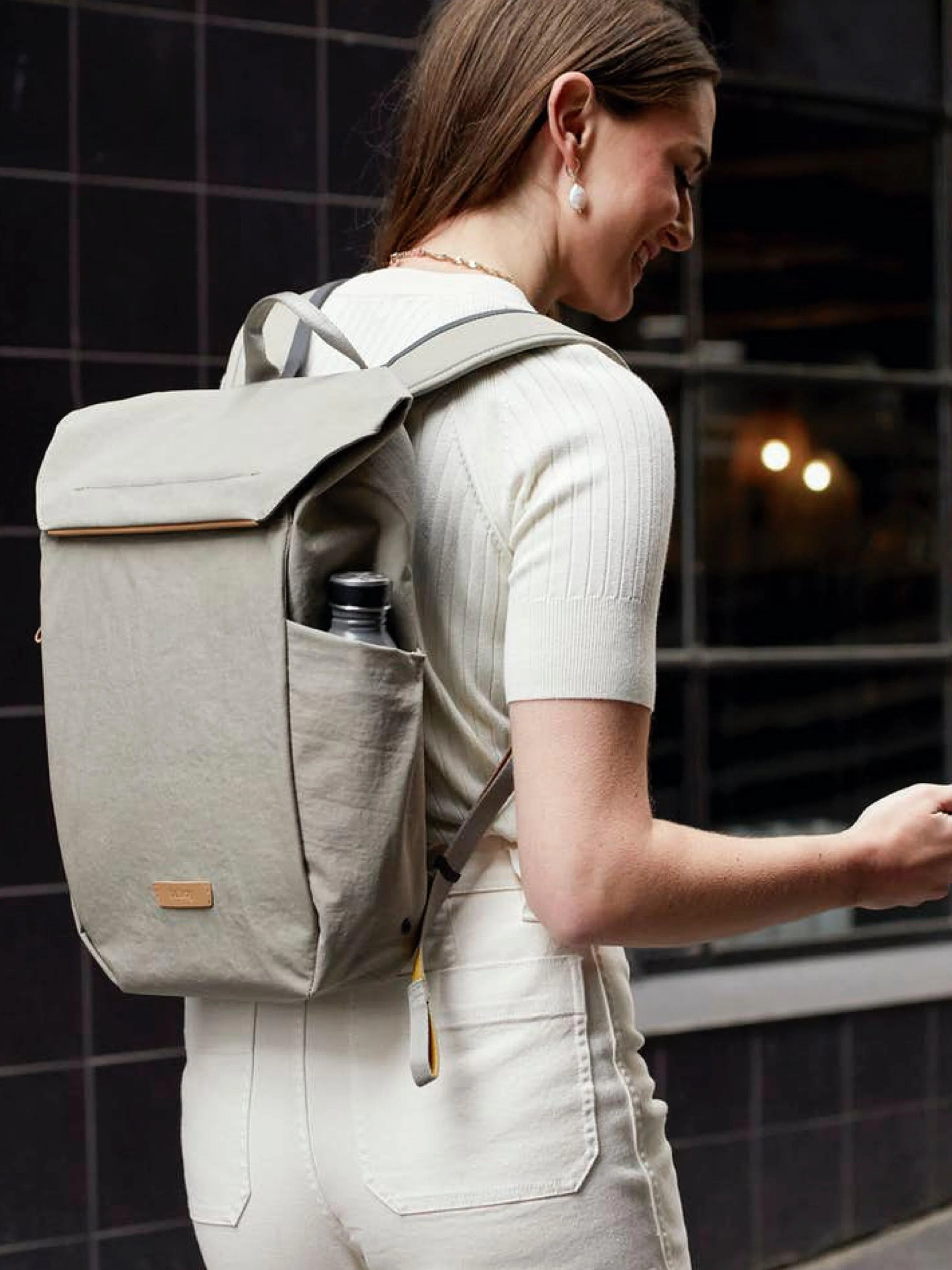 Bellroy Melbourne Backpack Compact Limestone (Leather-Free)