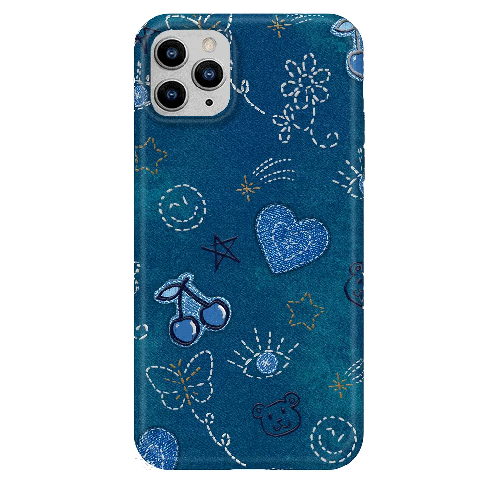 Blue Jean Baby iPhone Case