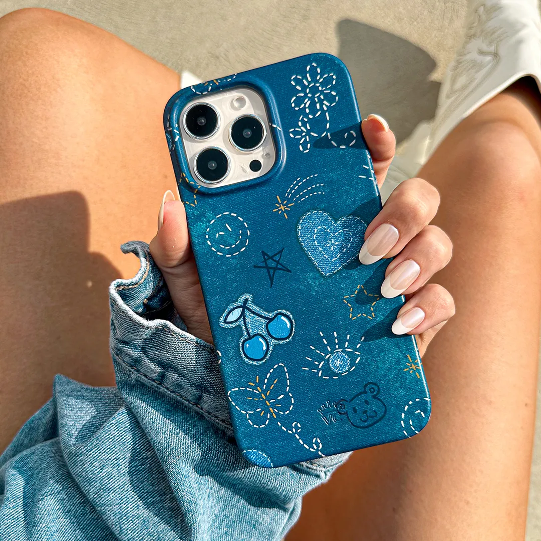 Blue Jean Baby iPhone Case