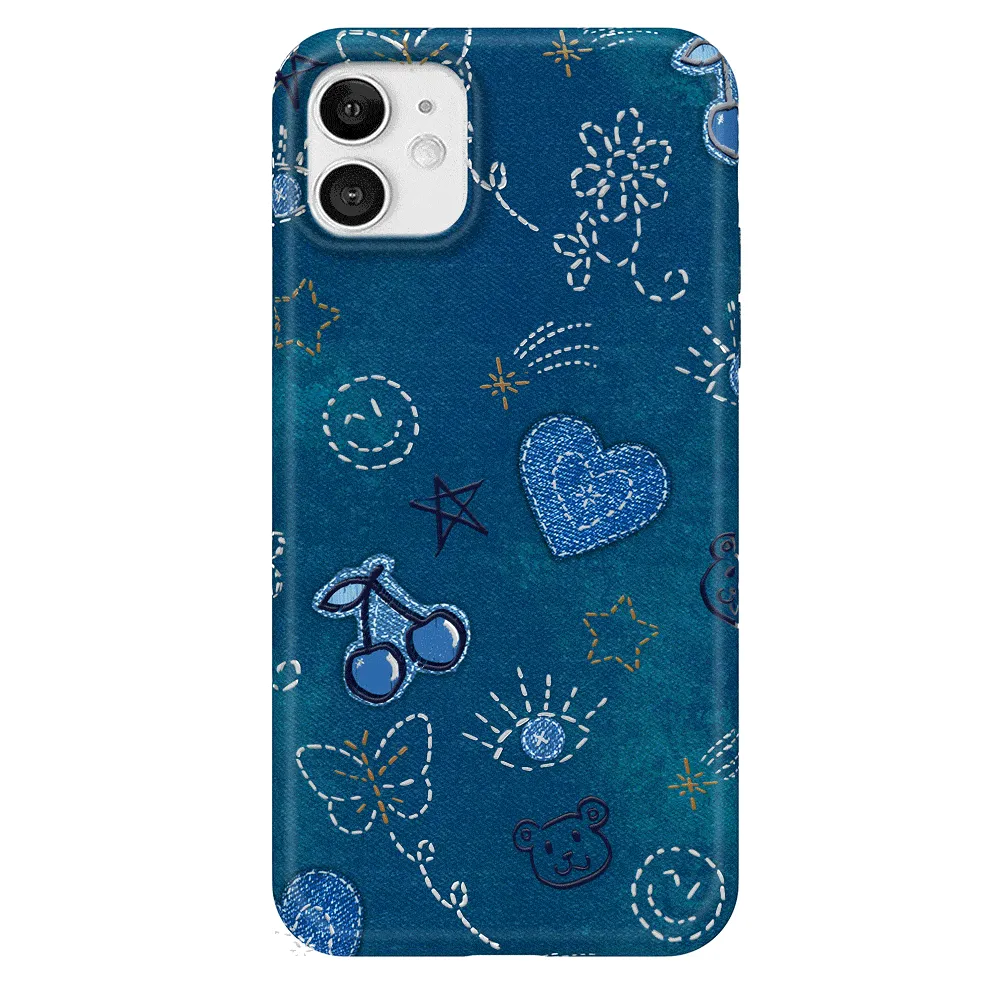 Blue Jean Baby iPhone Case