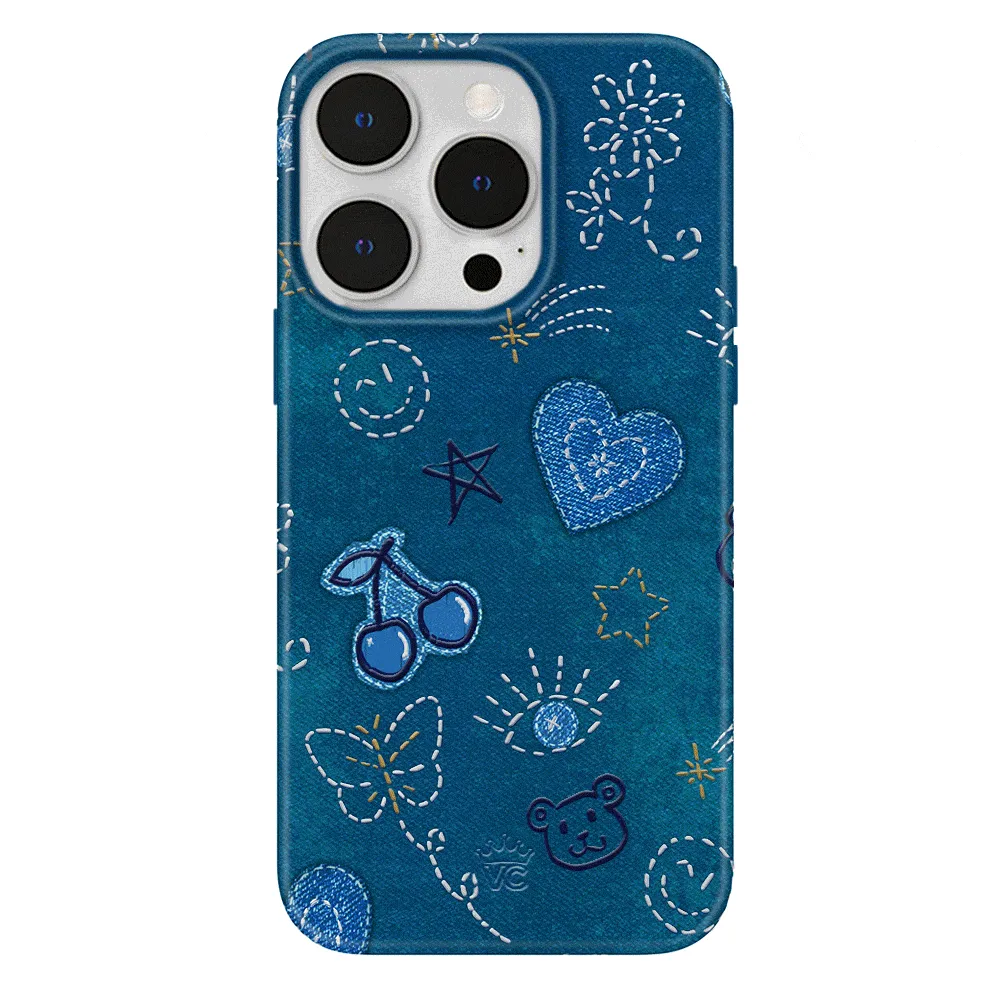 Blue Jean Baby iPhone Case