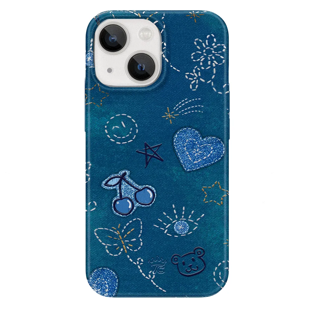 Blue Jean Baby iPhone Case