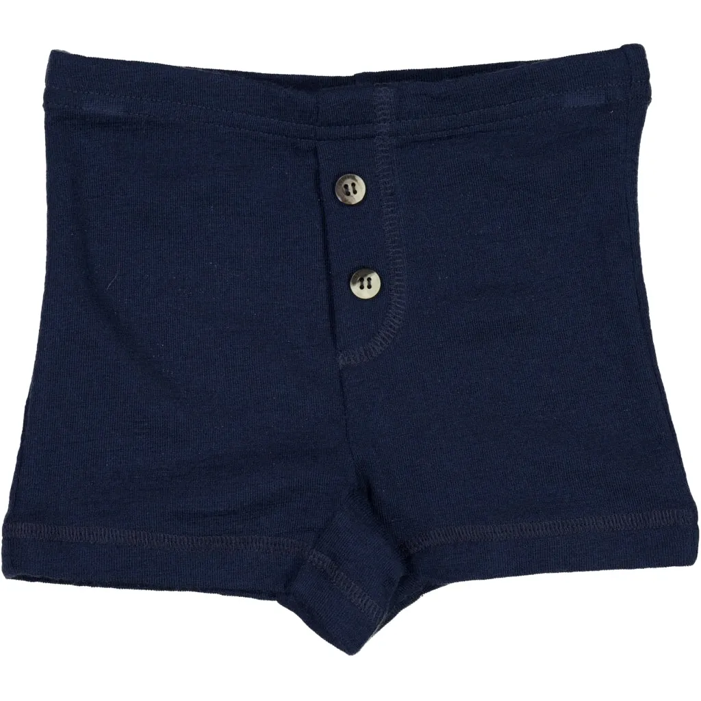 Boys Wool Tights - navy