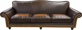 Browning Western Leather Sofa