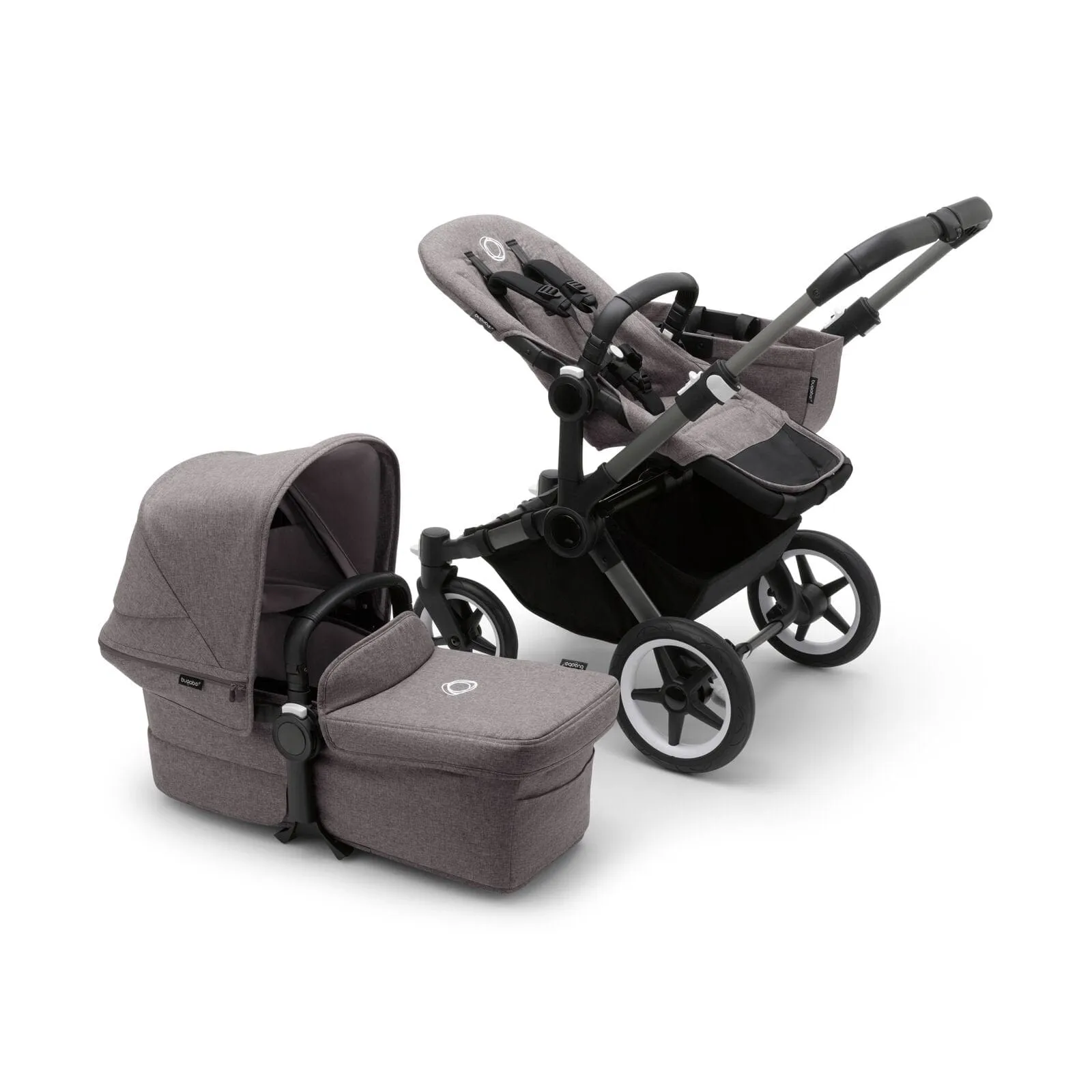 Bugaboo Donkey 5 Mono - Graphite/Grey Melange/Grey Melange