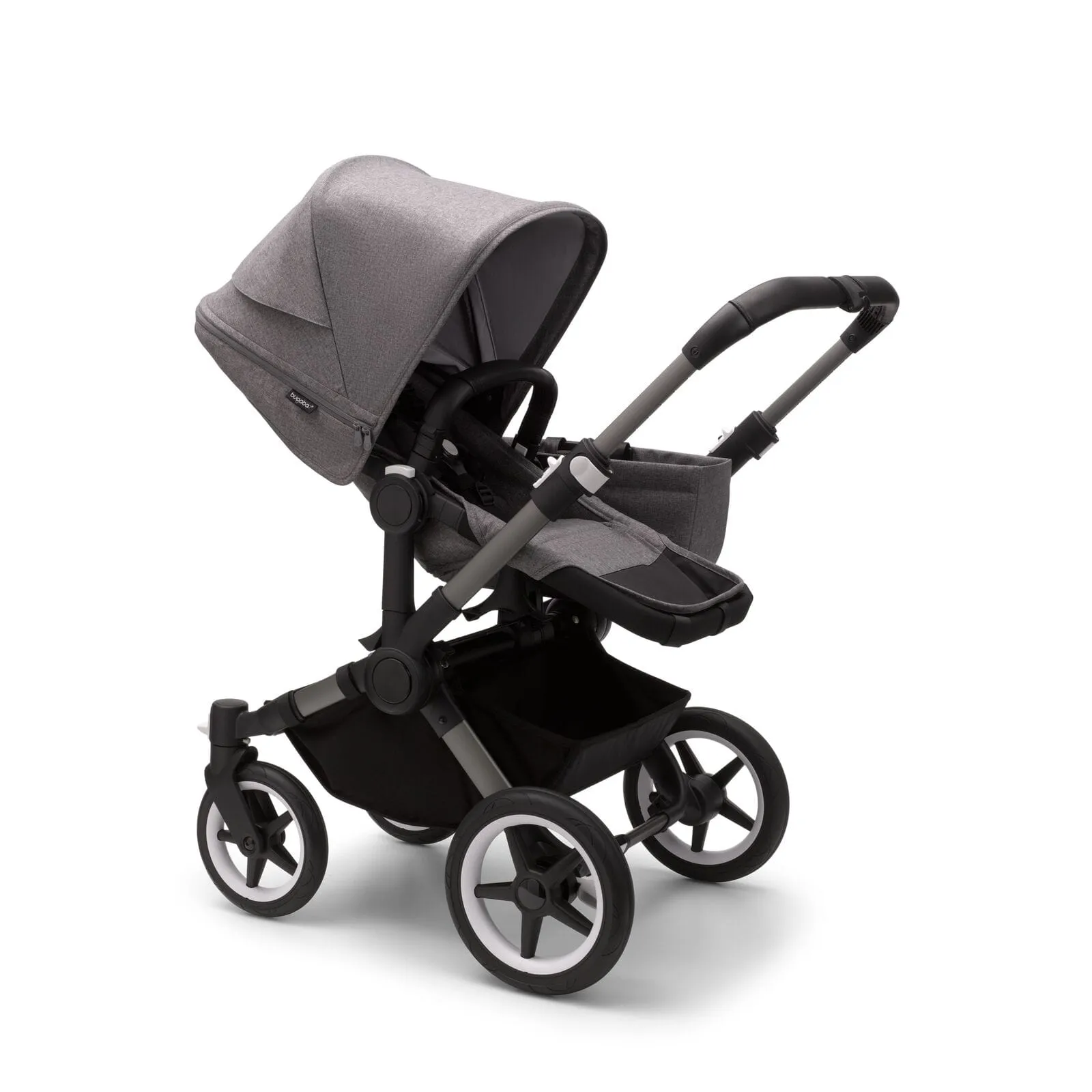 Bugaboo Donkey 5 Mono - Graphite/Grey Melange/Grey Melange