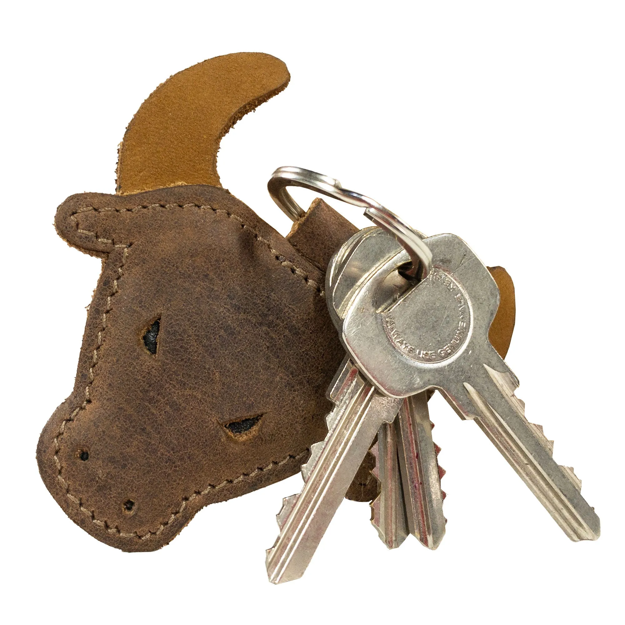 Bull Keychain