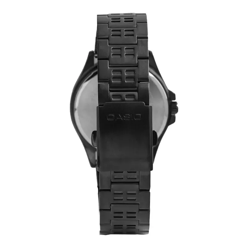 Casio Minimalist Black Dial Stainless Steel Watch  | MTP-E350B-1BVDF