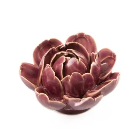 Ceramic Bloom: Peony Purple