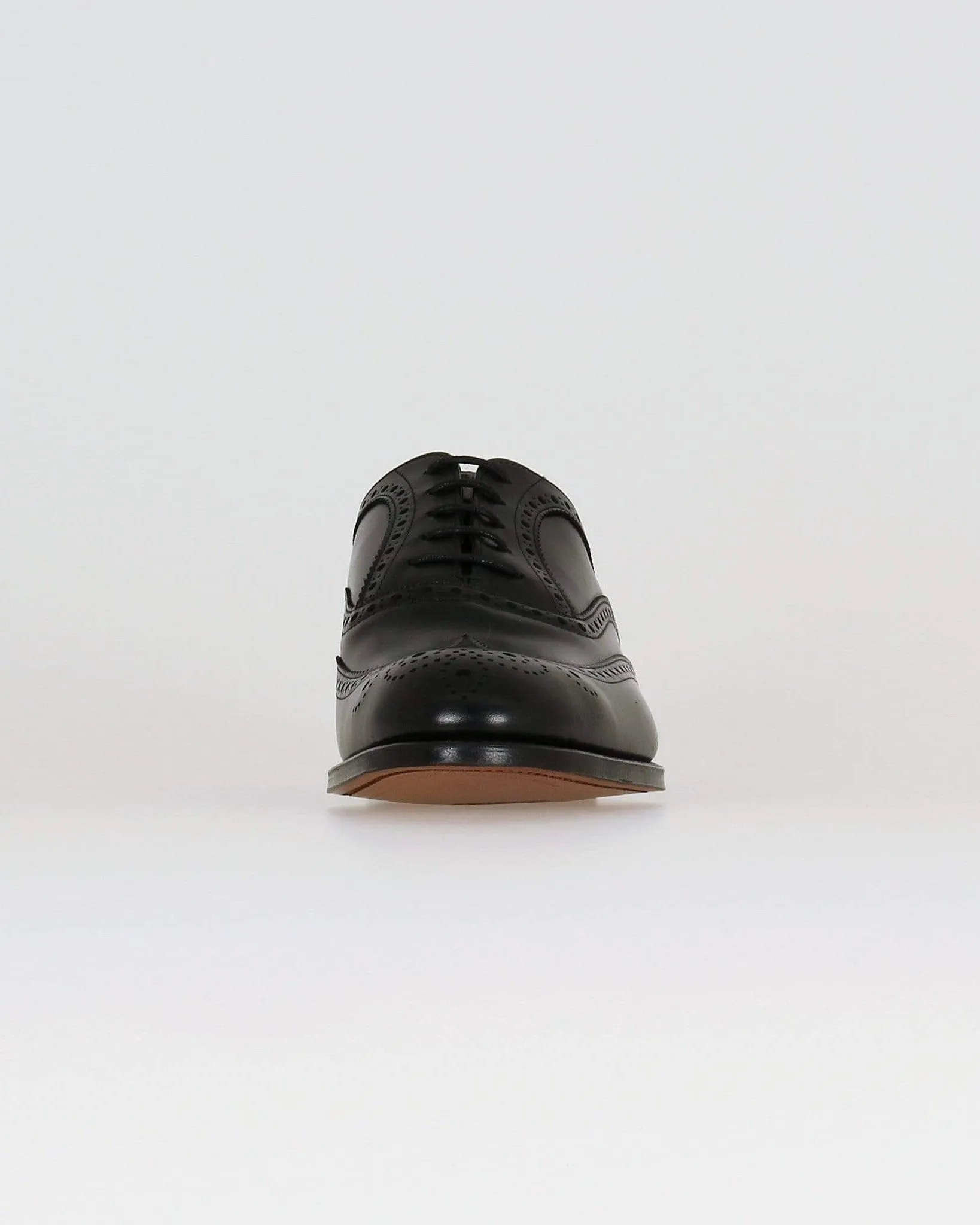 Cheaney Arthur III Oxford Brogue - Black Calf Leather