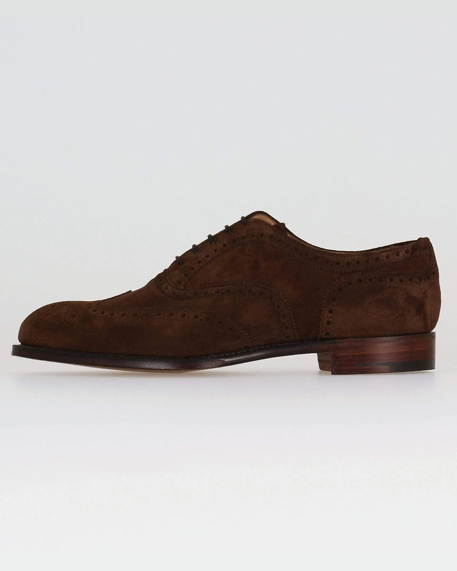 Cheaney Arthur III Oxford Brogue - Brown Plough Suede