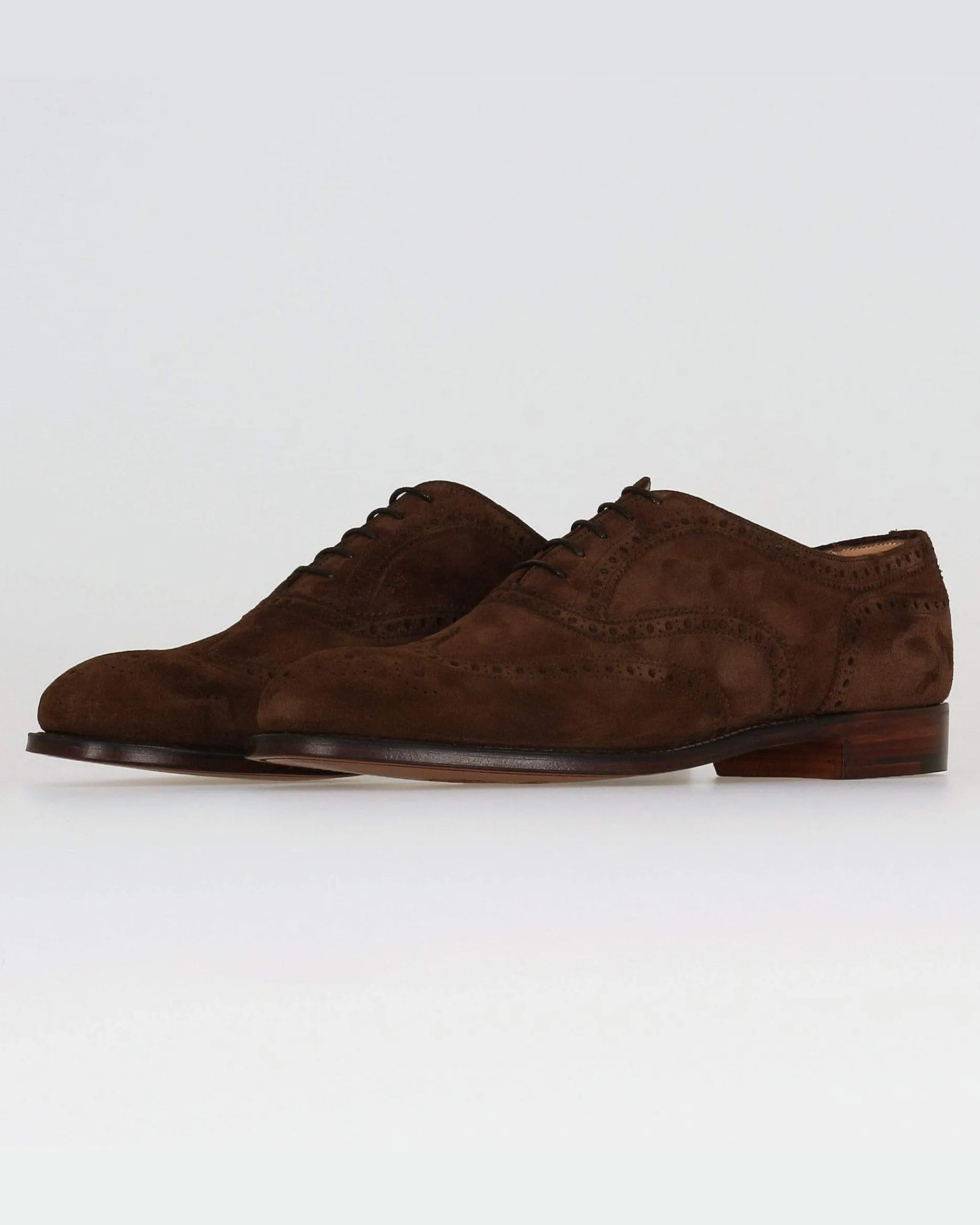 Cheaney Arthur III Oxford Brogue - Brown Plough Suede