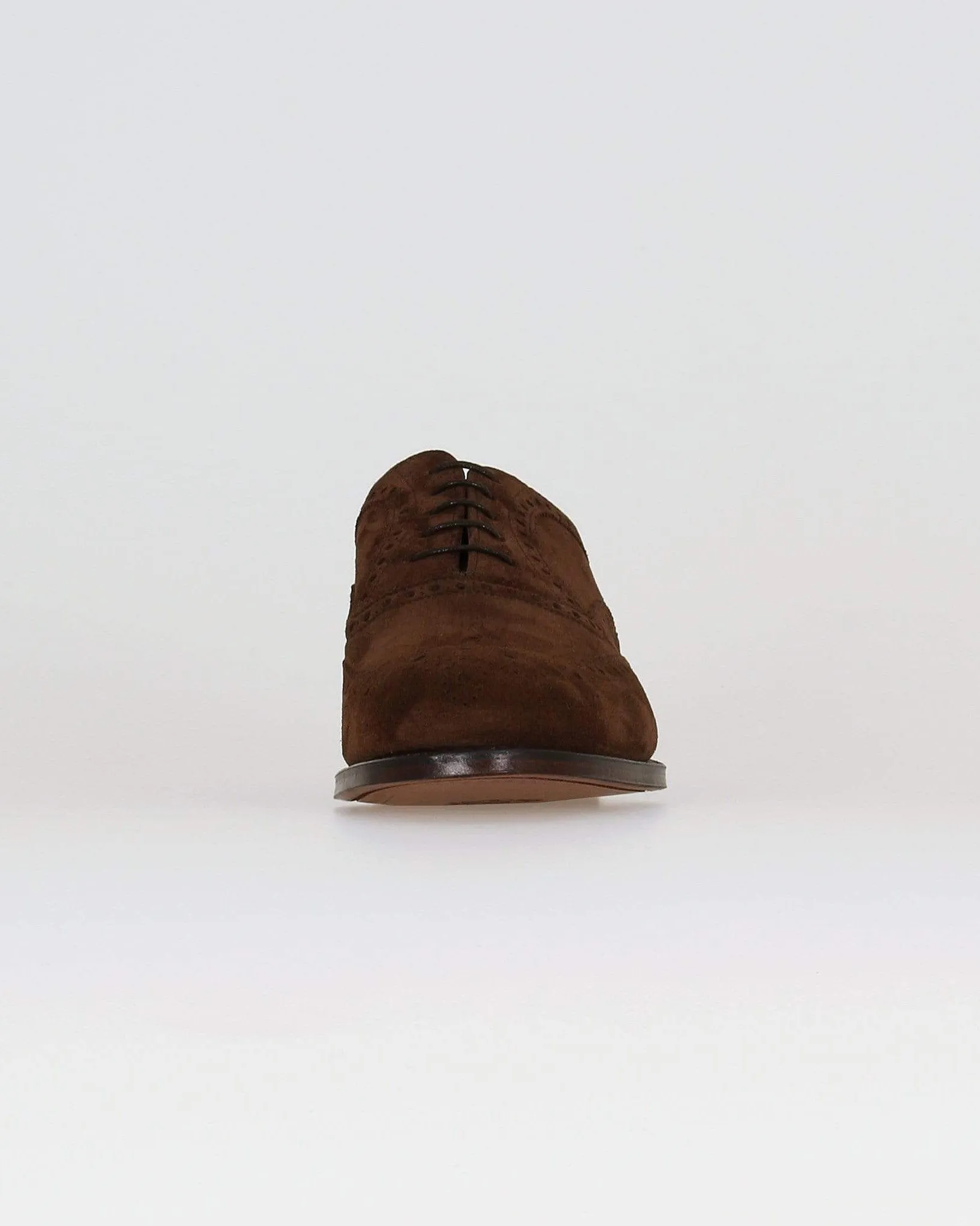 Cheaney Arthur III Oxford Brogue - Brown Plough Suede