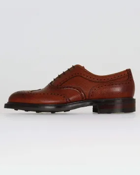 Cheaney Hythe II R Wingcap Oxford Brogue - Mahogany Grain Leather