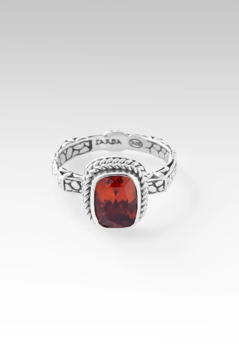 Chosen Ring™ in Red Madeira Citrine