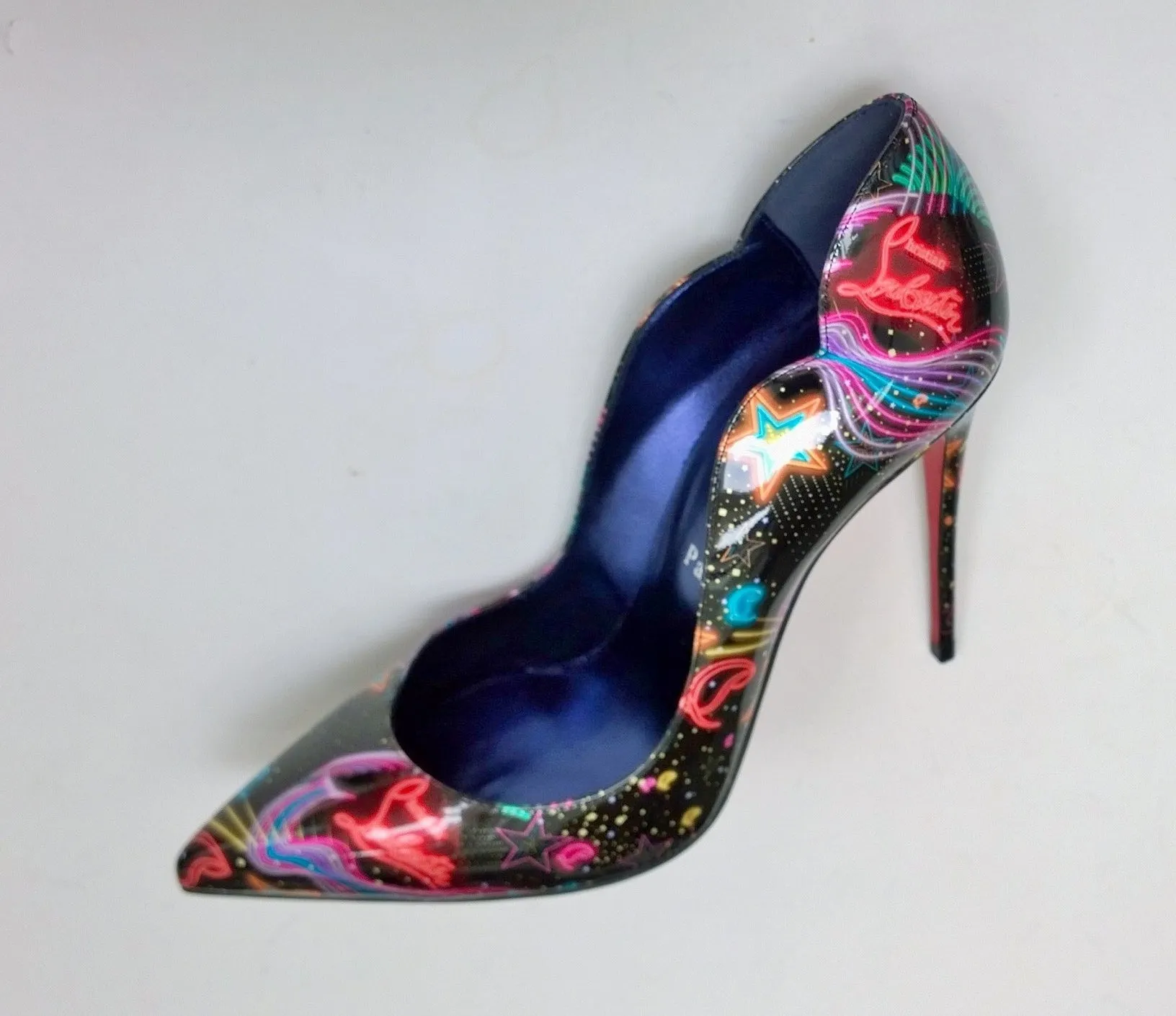 Christian Louboutin Hot Chick 100 Patent Starlight Heels