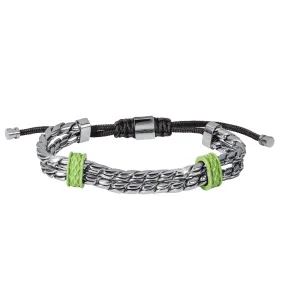 Chromatic Wave Green Men's Bracelet