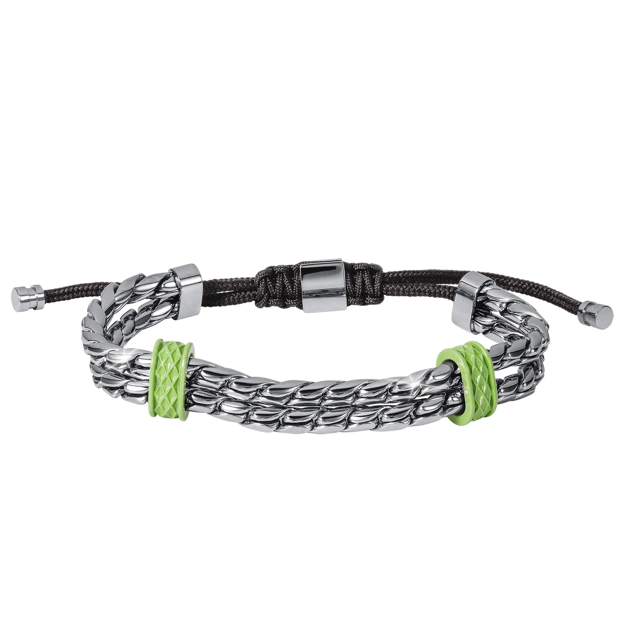 Chromatic Wave Green Men's Bracelet