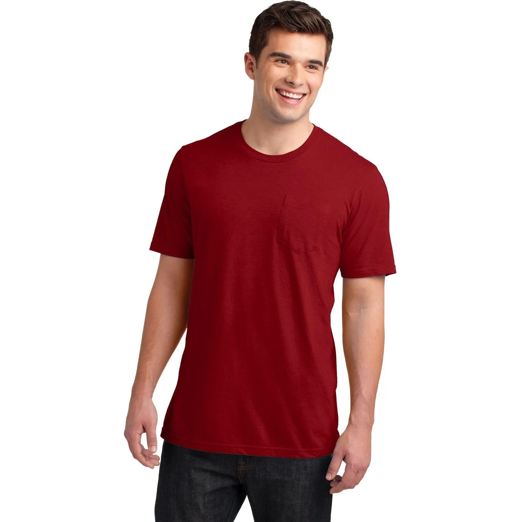 CLOSEOUT - District Very Important Tee with Pocket