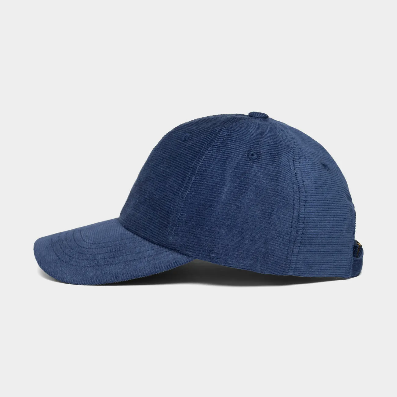 DEDICATED Slussen corduroy soft cap navy unisex