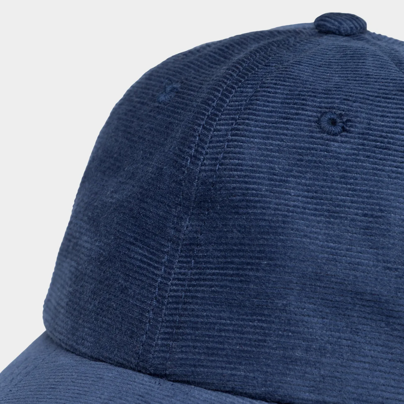 DEDICATED Slussen corduroy soft cap navy unisex