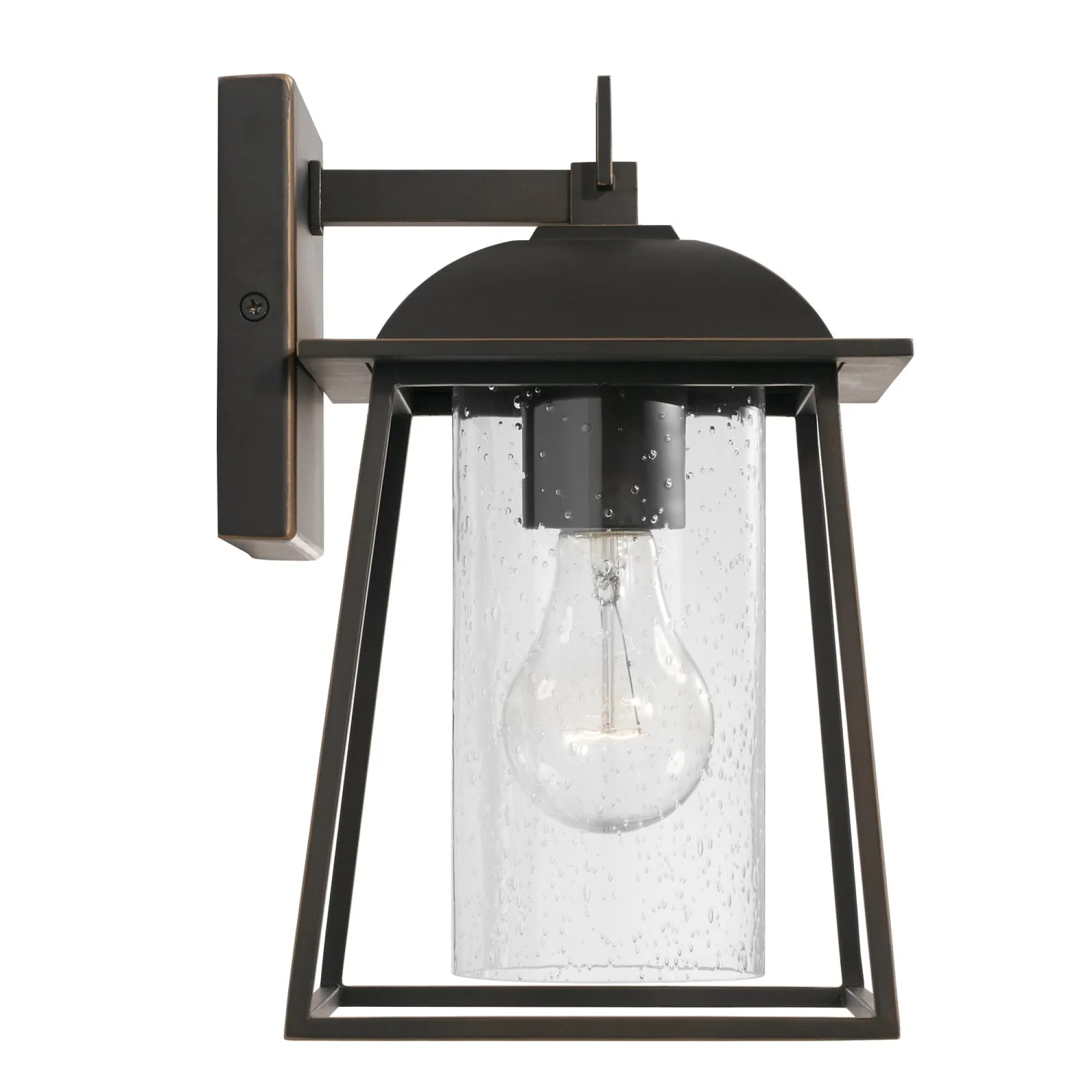 Durham - 10.5" Coastal Outdoor Wall Lantern - Oiled Bronze