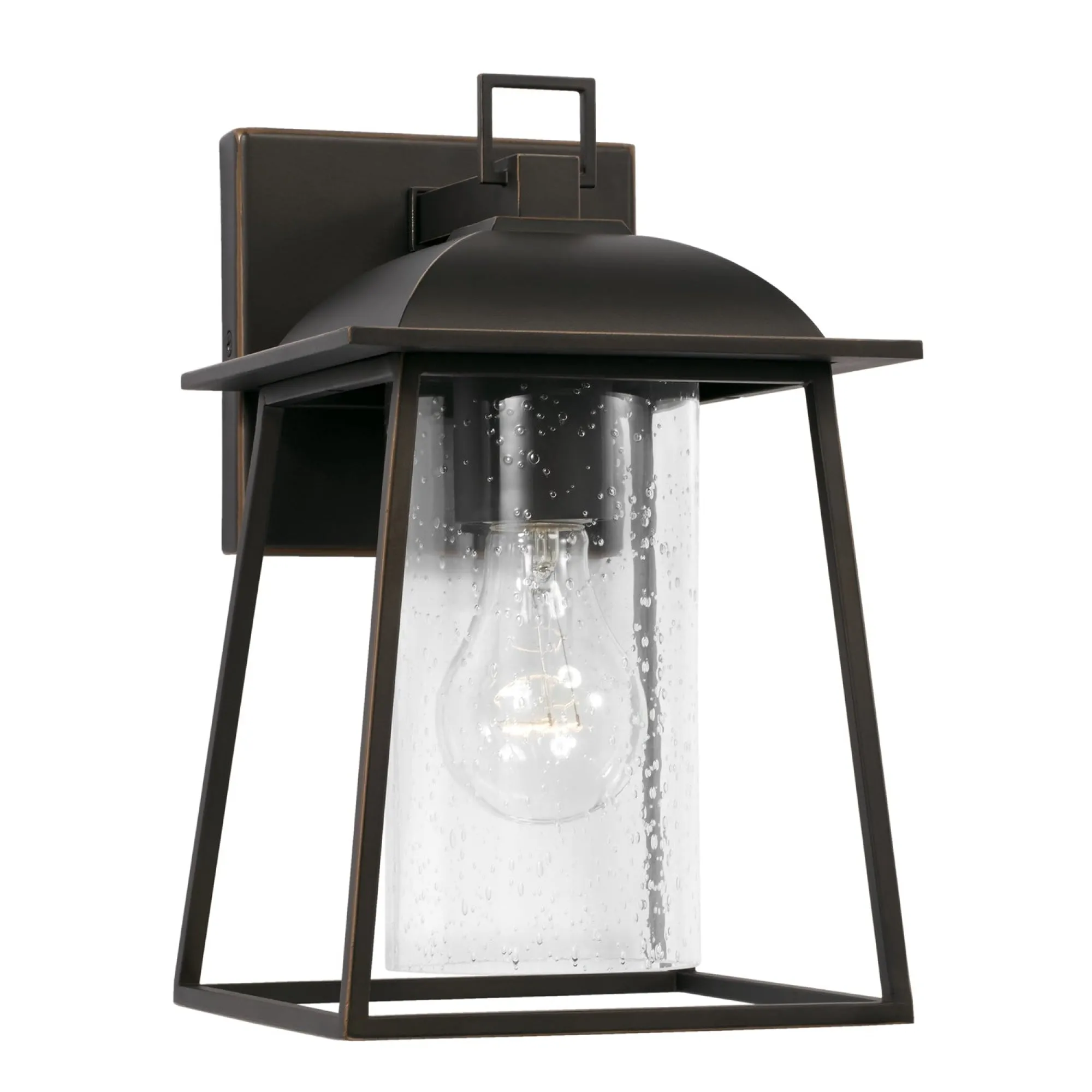 Durham - 10.5" Coastal Outdoor Wall Lantern - Oiled Bronze