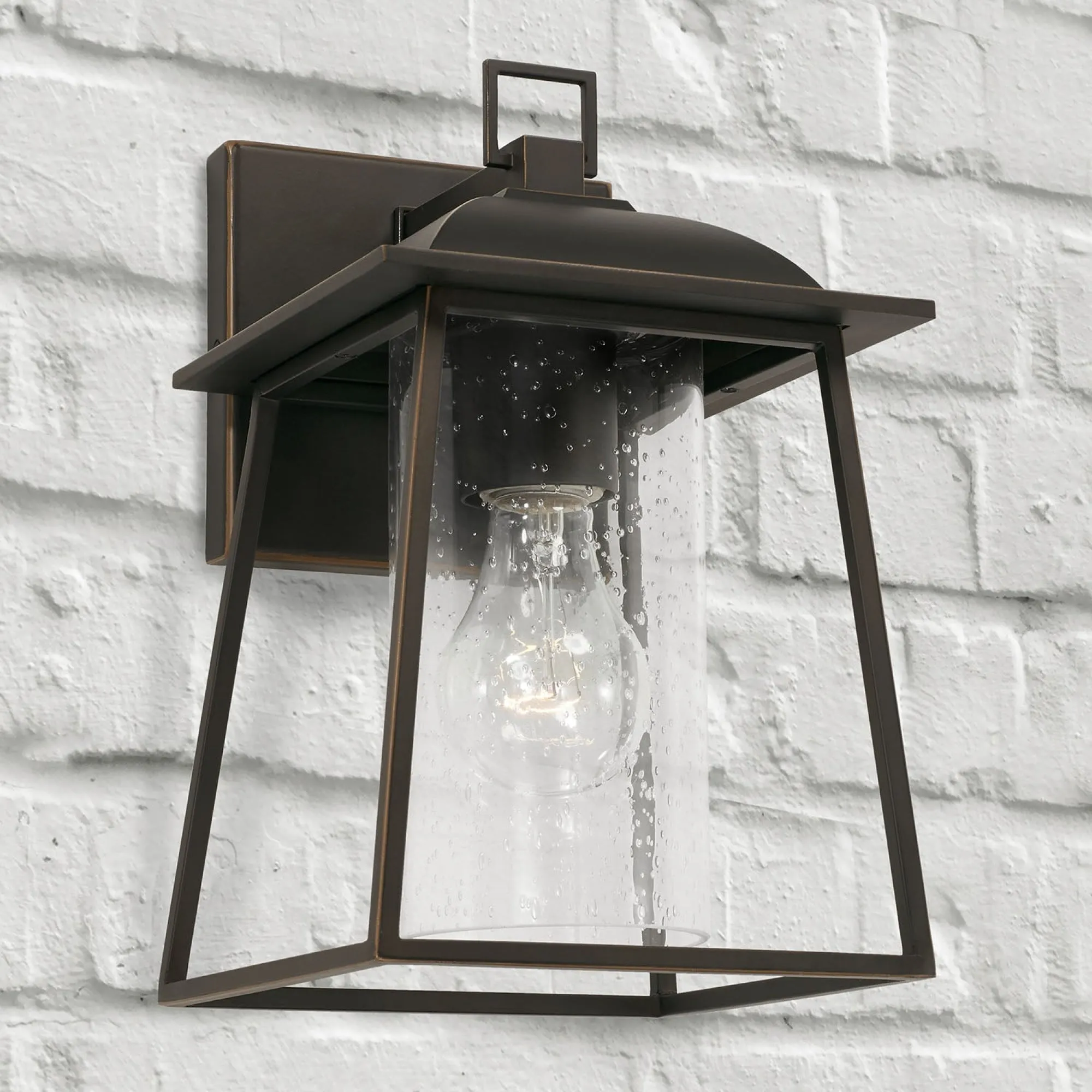 Durham - 10.5" Coastal Outdoor Wall Lantern - Oiled Bronze