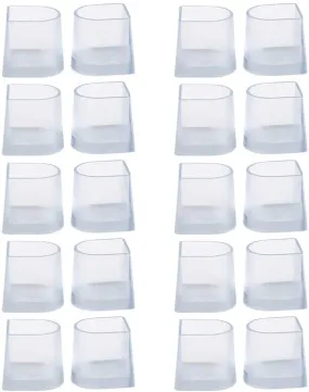 Exceart 10 Pairs High Heel Protector Replacement Tip Caps for High Heel Shoes and Stiletto Size S