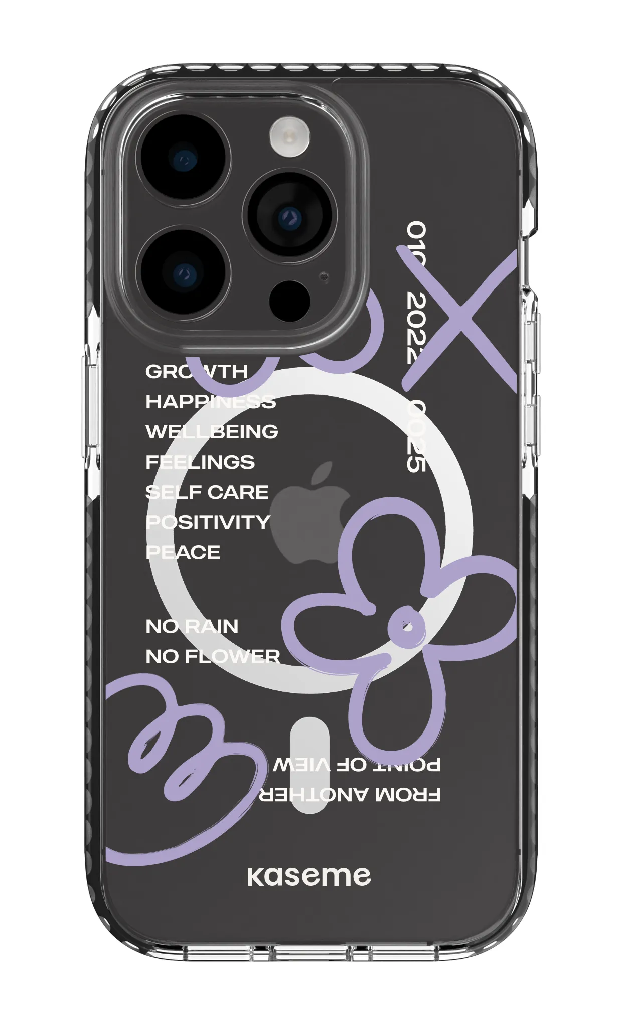 Feelings purple clear case