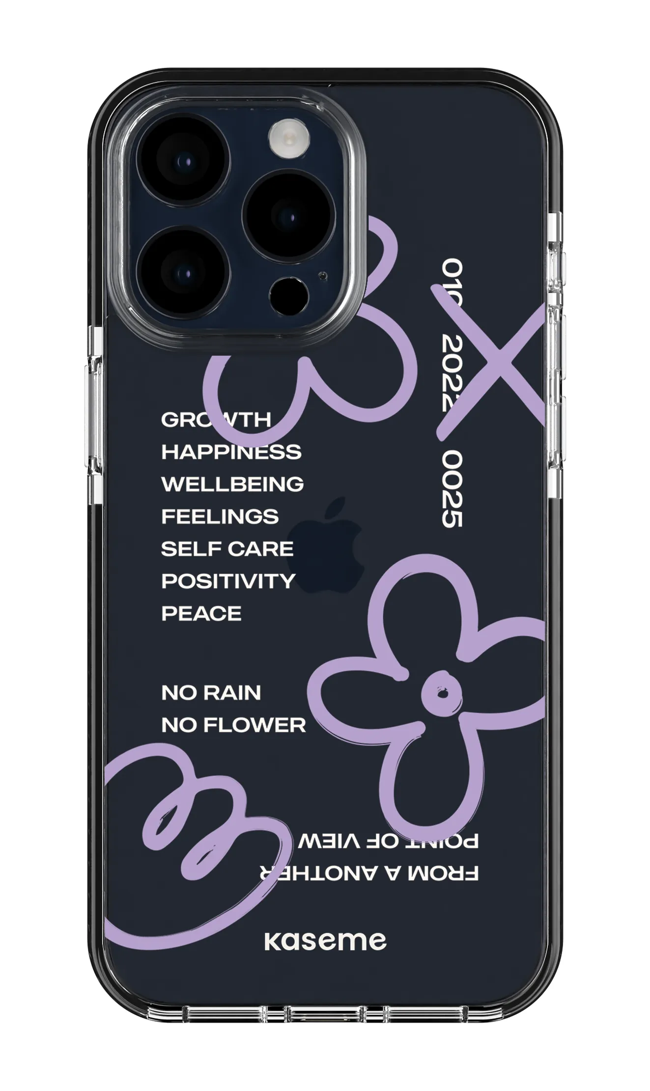 Feelings purple clear case