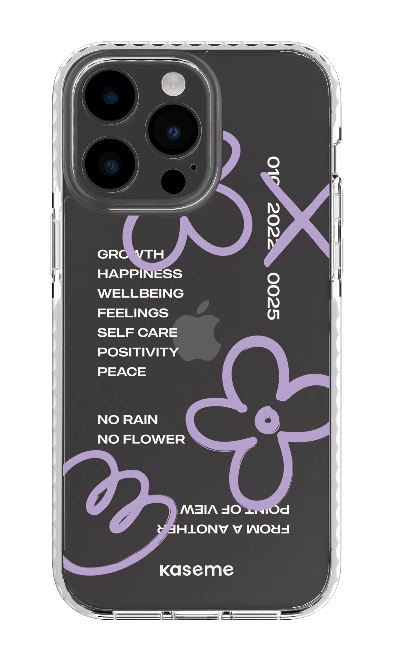 Feelings purple clear case