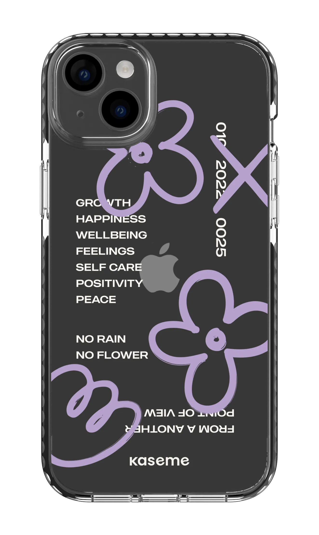 Feelings purple clear case