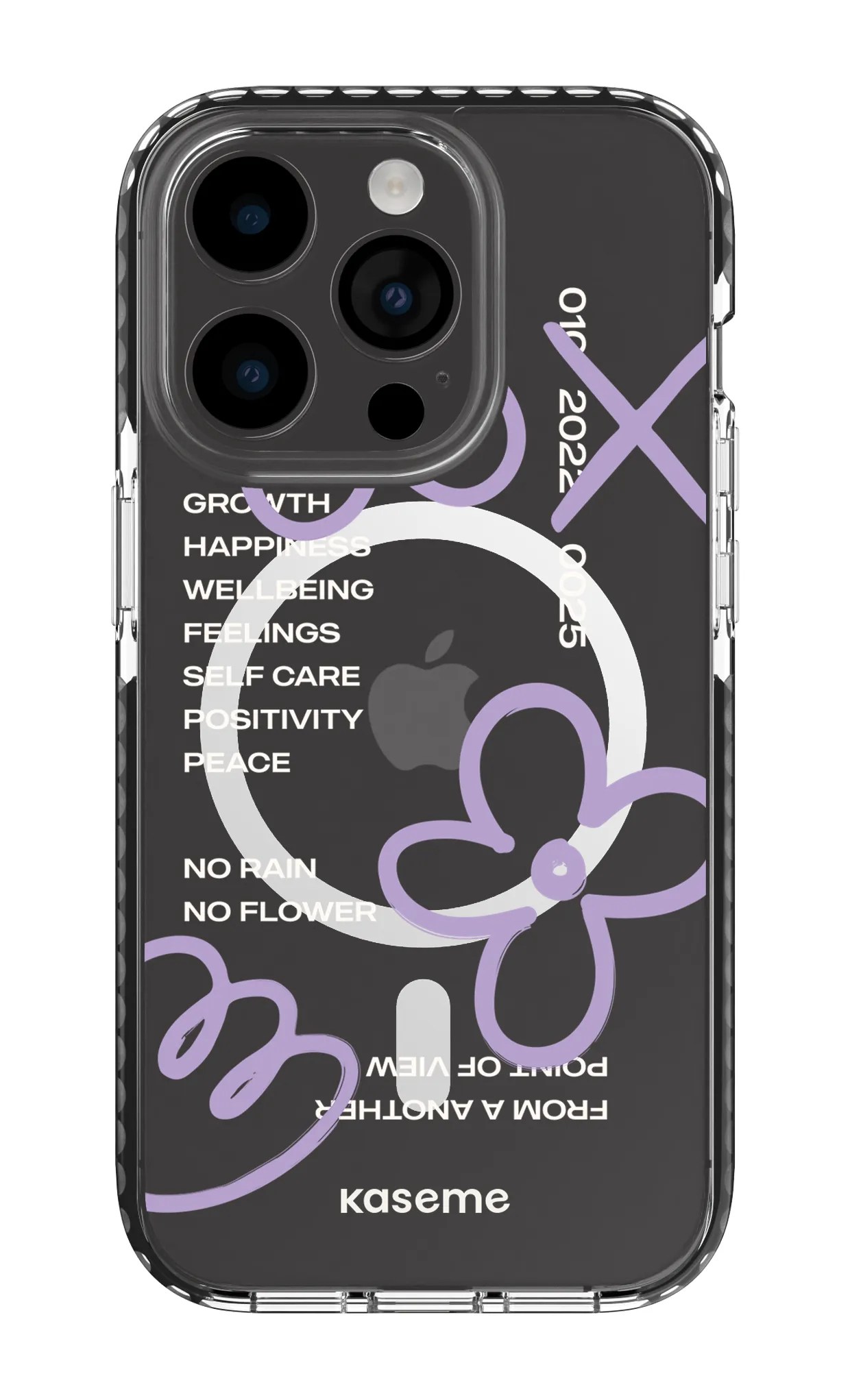 Feelings purple clear case