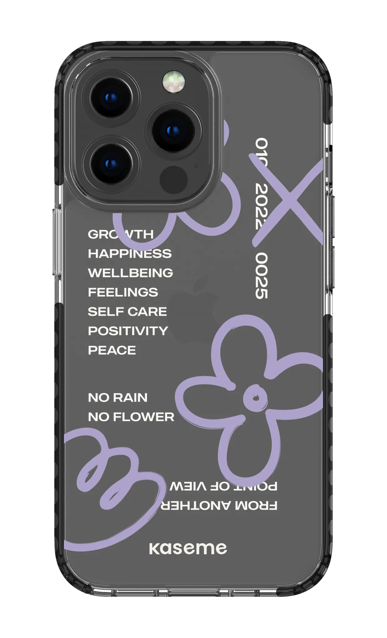 Feelings purple clear case