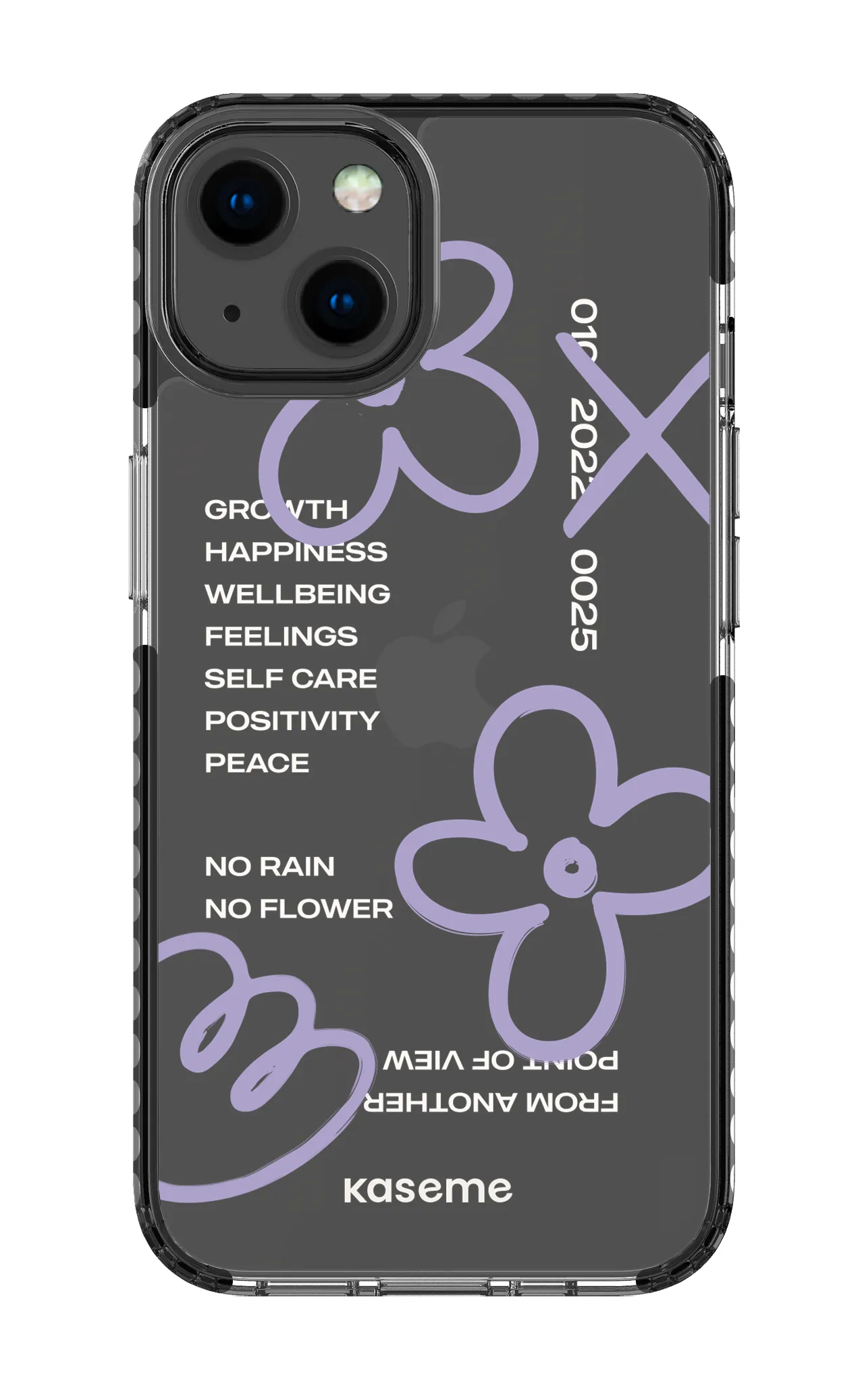 Feelings purple clear case