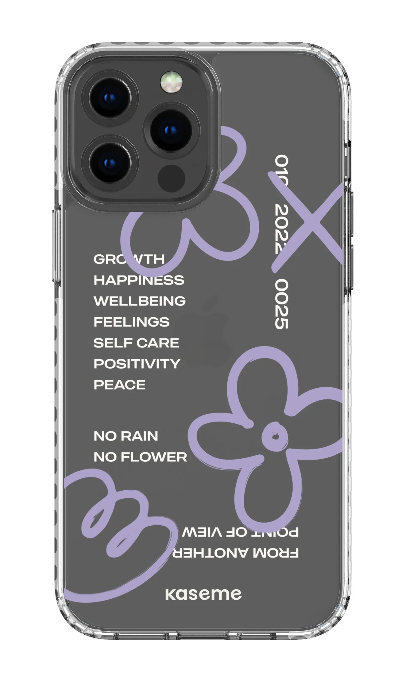 Feelings purple clear case