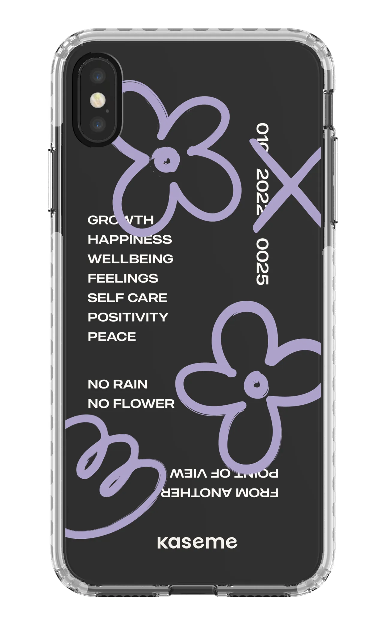 Feelings purple clear case