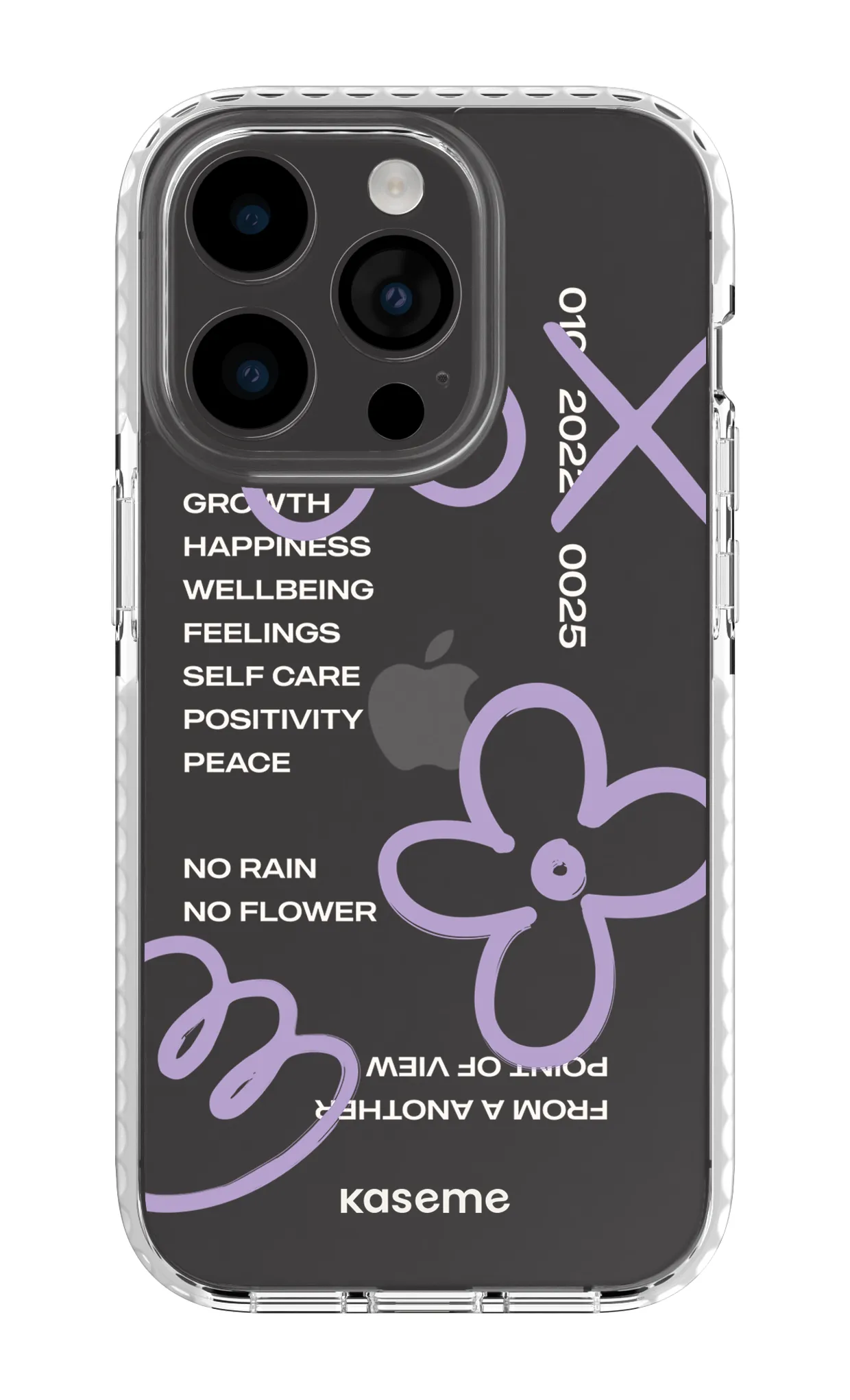 Feelings purple clear case