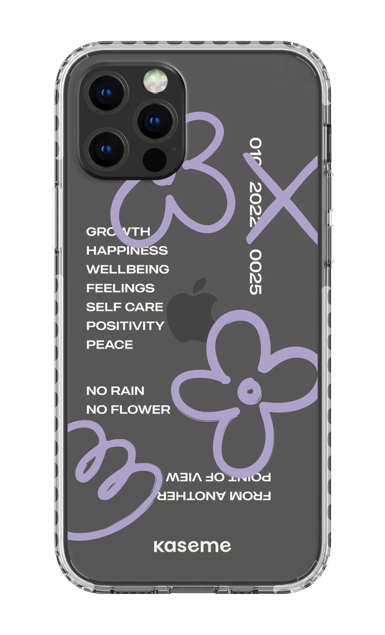 Feelings purple clear case