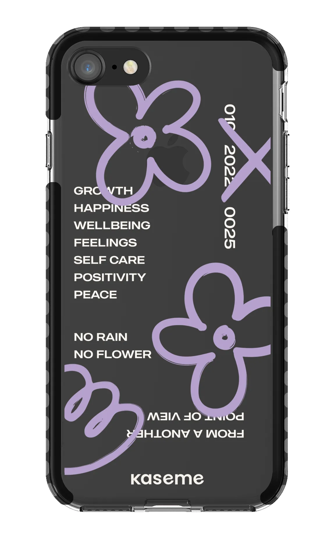 Feelings purple clear case