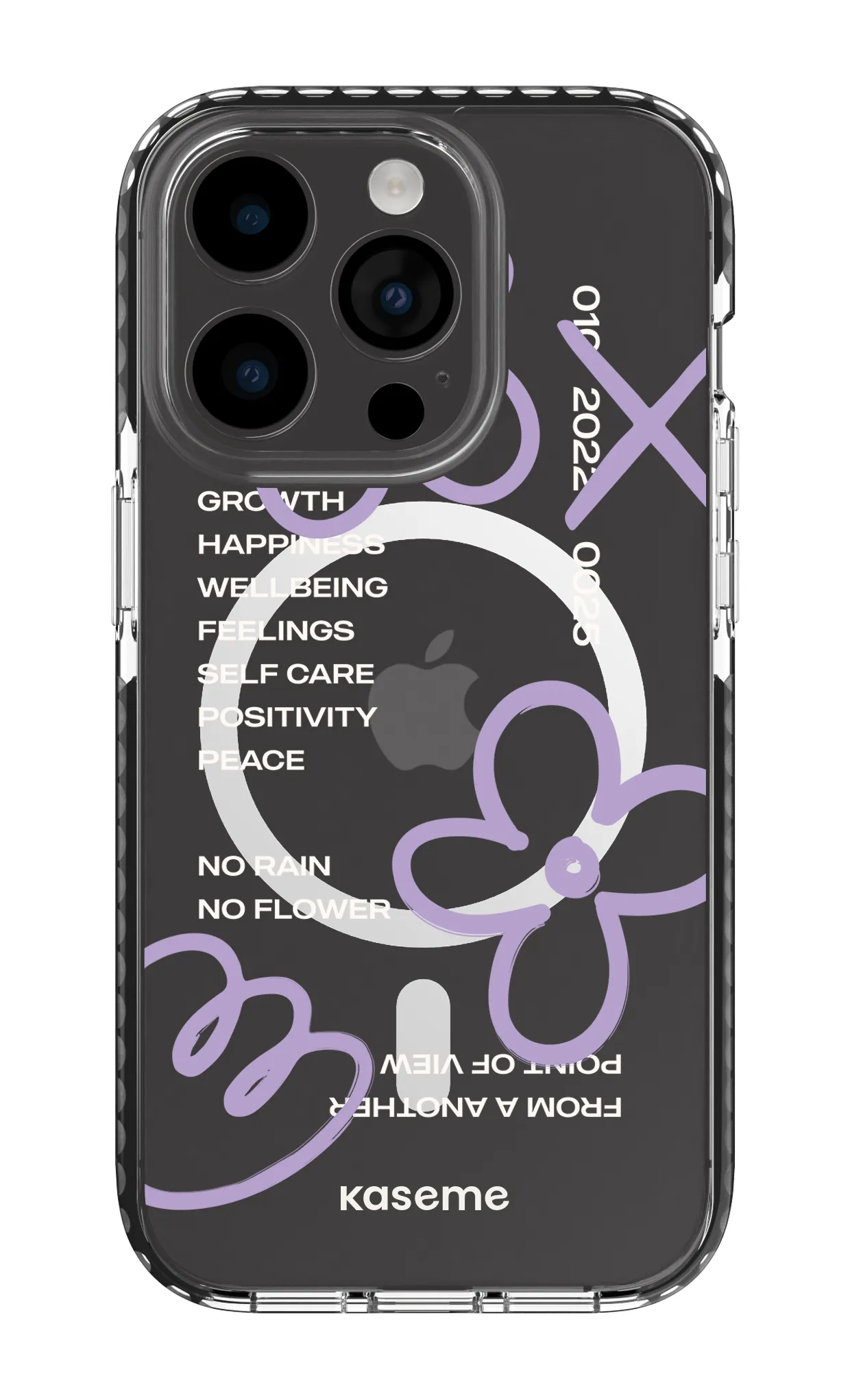 Feelings purple clear case