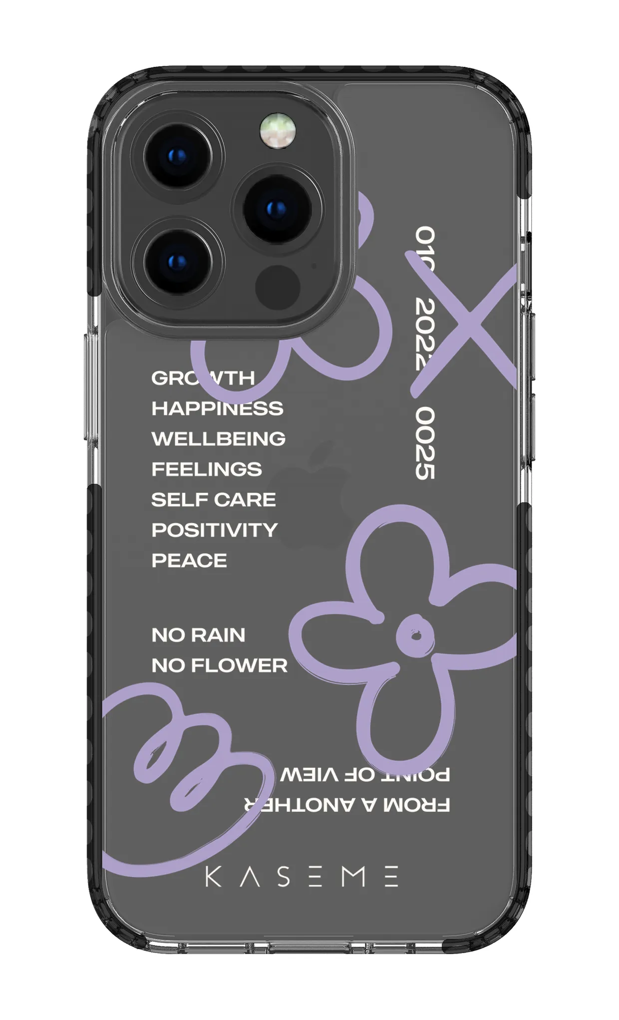 Feelings purple clear case